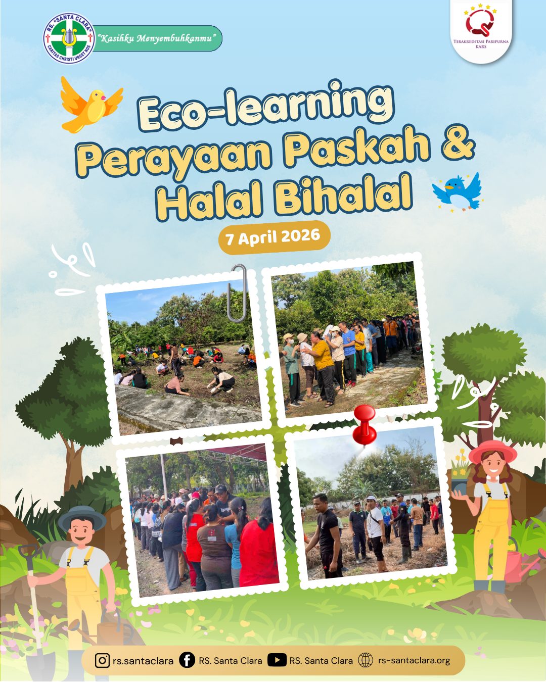 Ecolearning : Perayaan Paskah dan Halal Bihalal RS. Santa Clara 2026